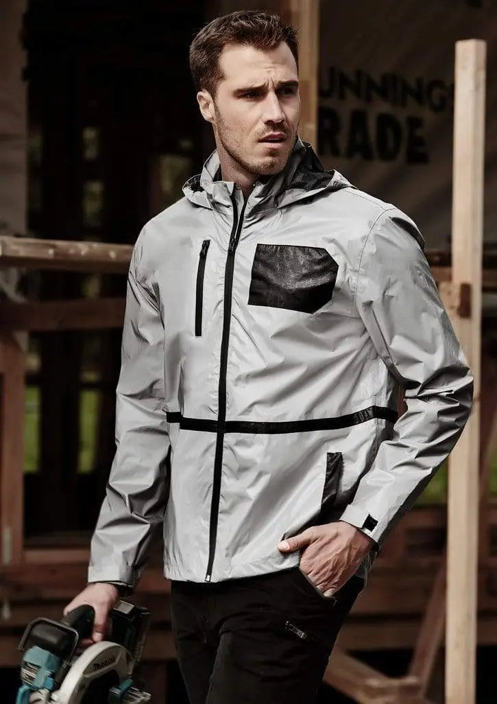 SYZMIK unisex streetworx reflective waterproof jacket zj380 Metro Workwear.