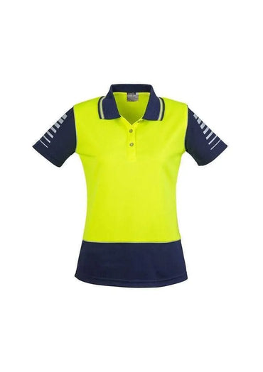 SYZMIK Women’s Hi Vis Zone Polo ZHL236