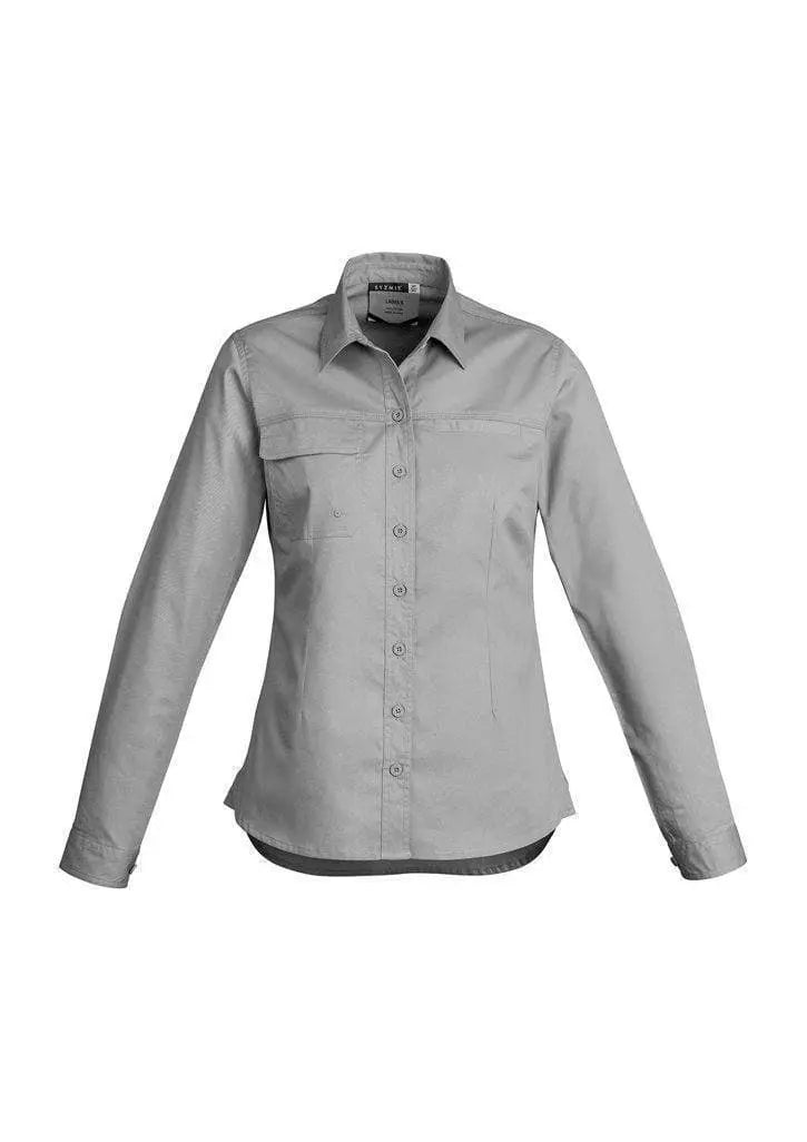 SYZMIK Women’s Lightweight Long Sleeve Tradie Shirt ZWL121 Metro Workwear.