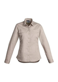 SYZMIK Women’s Lightweight Long Sleeve Tradie Shirt ZWL121 Metro Workwear.
