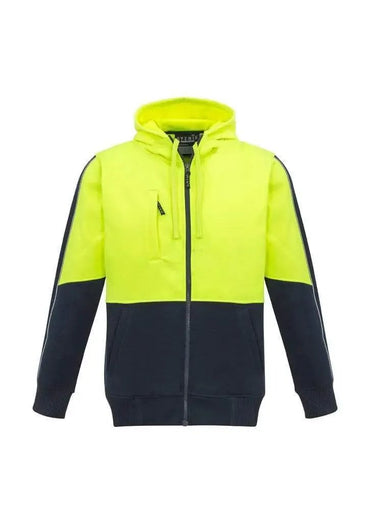 Syzmik Workwear Unisex Hi Vis Full Zip Hoodie ZT485