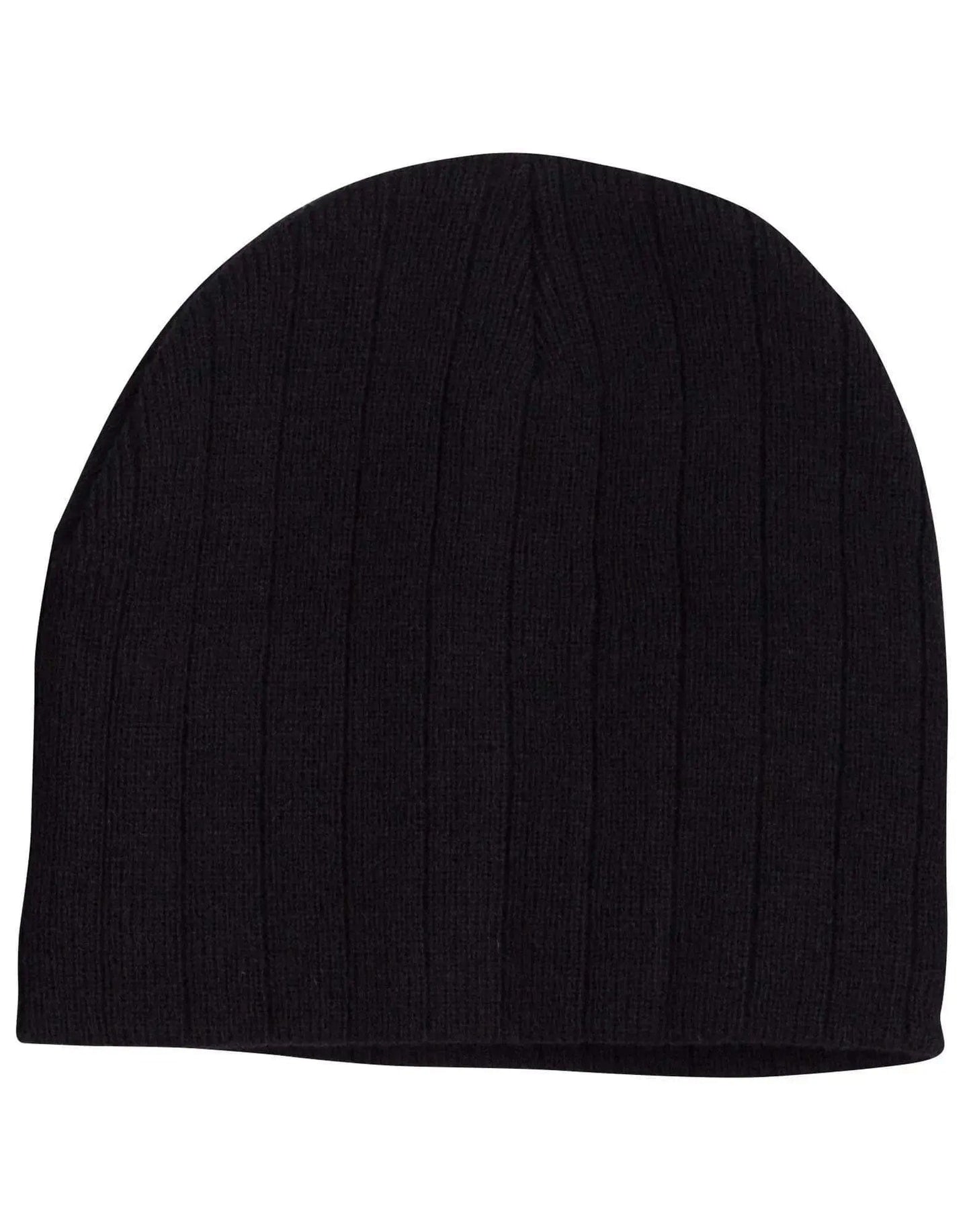 Cable Knit Beanie With Fleece Head Band CH64