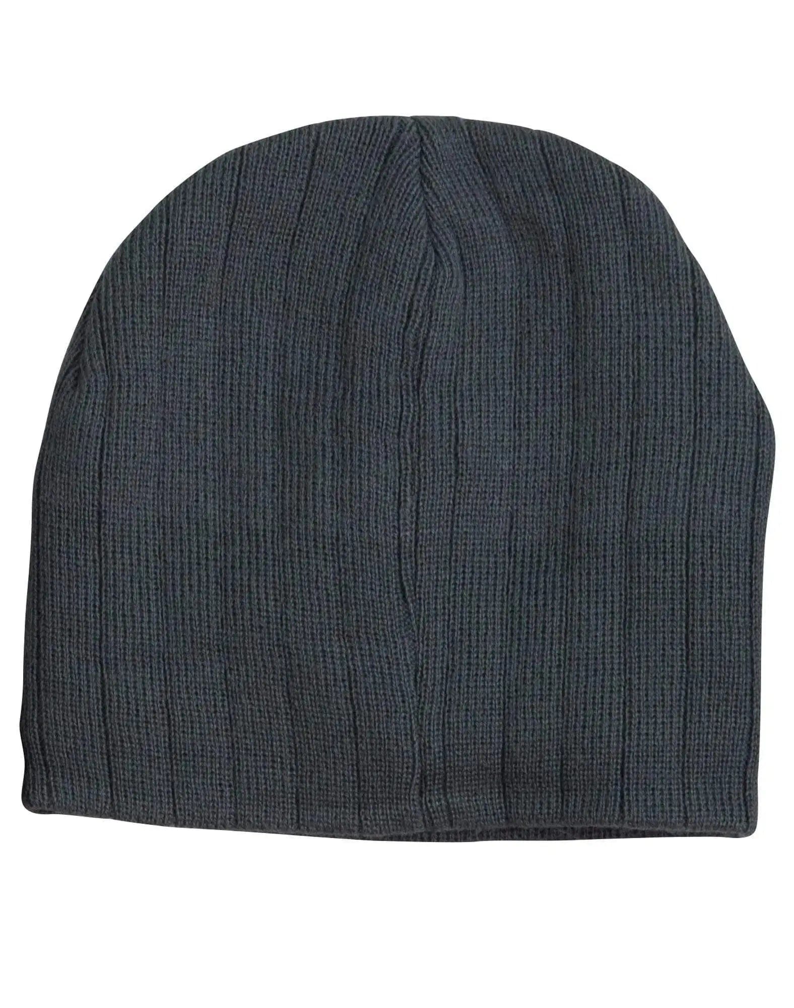 Cable Knit Beanie With Fleece Head Band CH64