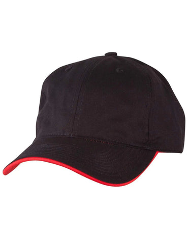 Underpeak Contrast Colour Cap CH51 Metro Workwear.