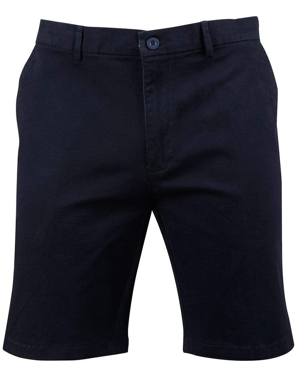 Winning Spirit Mens Slimfit Boston Chino Shorts M9381 Metro Workwear.