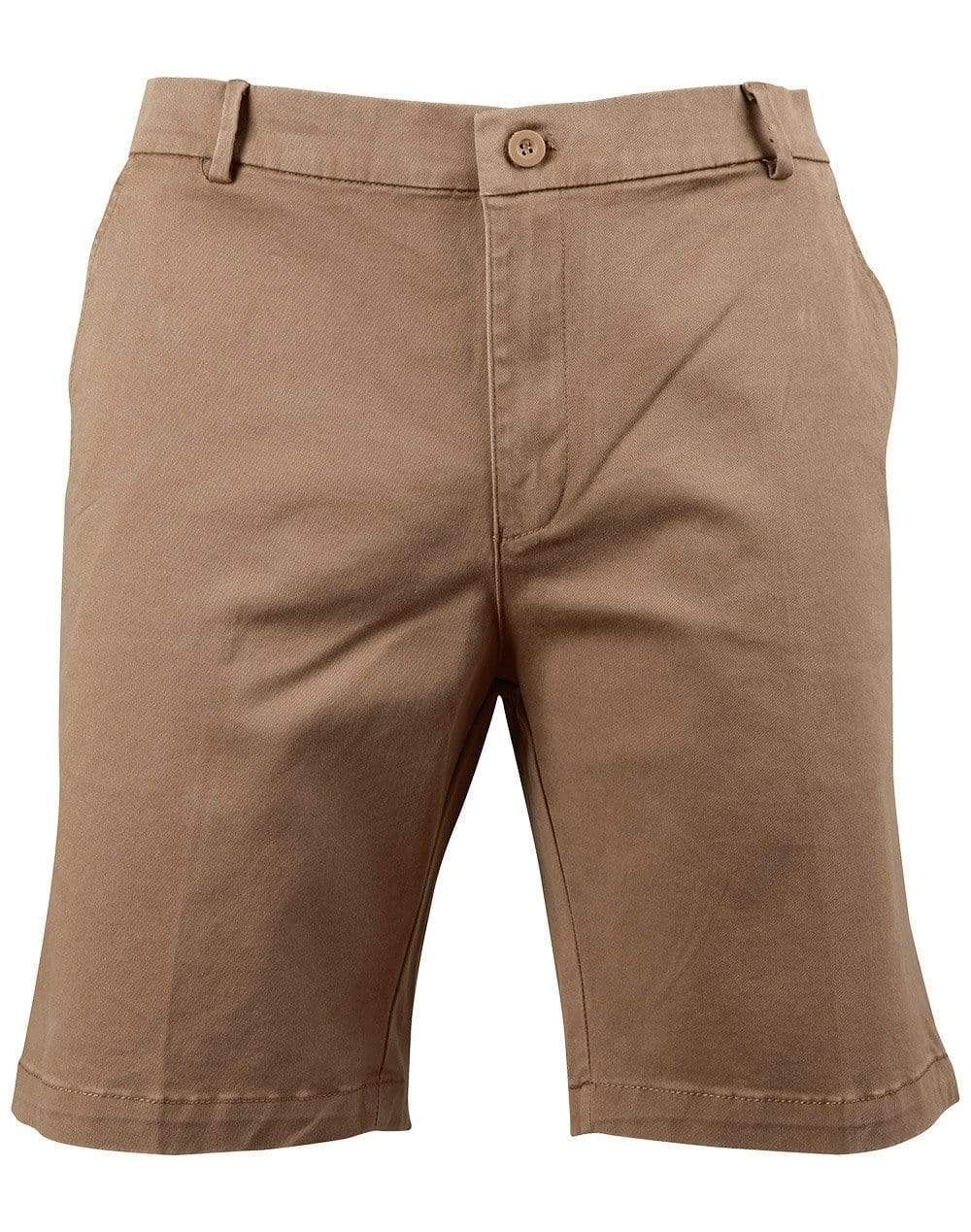 Winning Spirit Mens Slimfit Boston Chino Shorts M9381 Metro Workwear.