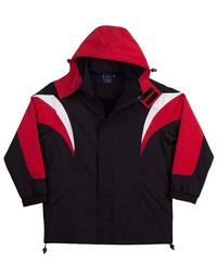 Winning Spirit Bathurst Tri-colour Jacket With Hood Unisex Jk28 Metro Workwear.