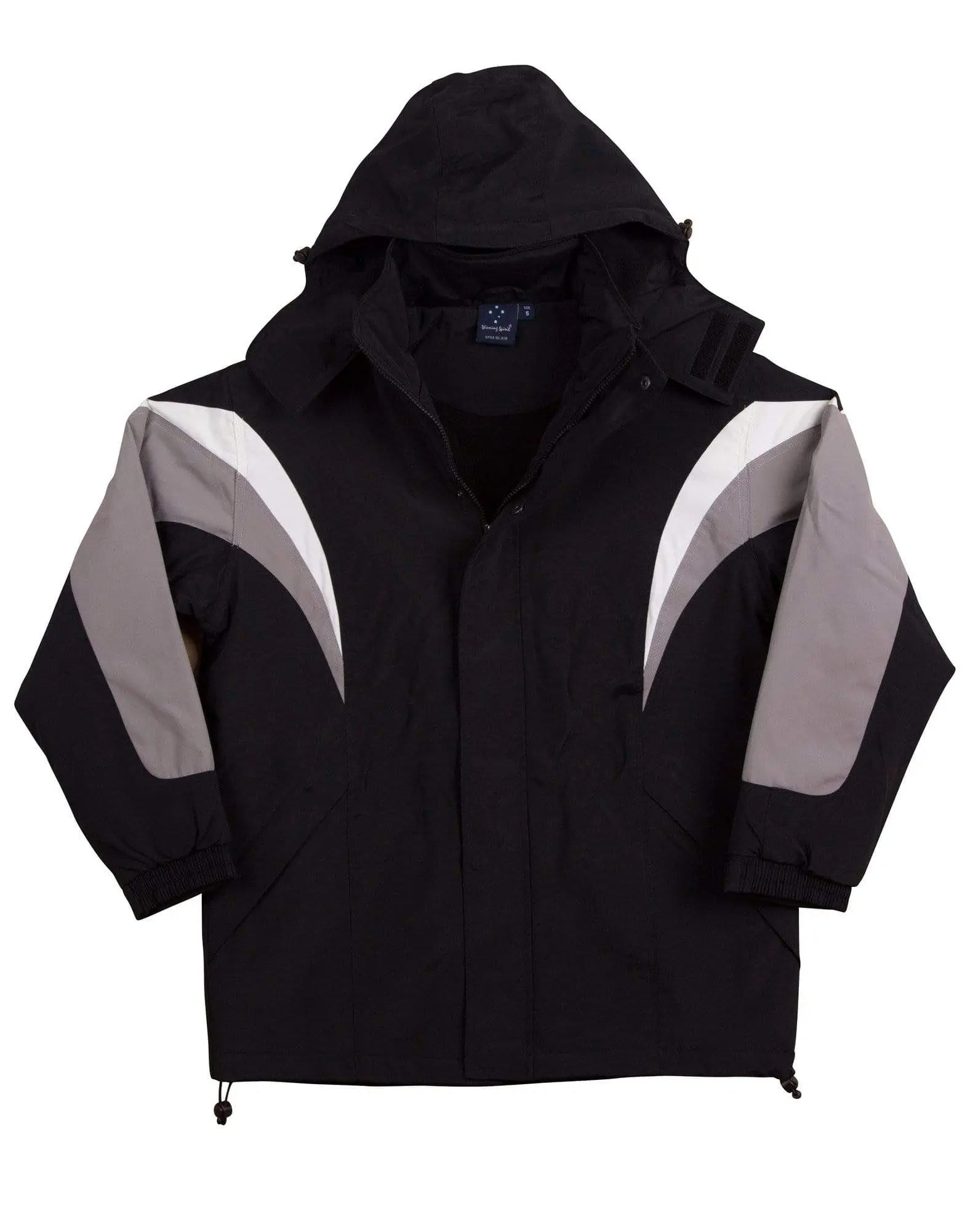 Winning Spirit Bathurst Tri-colour Jacket With Hood Unisex Jk28 Metro Workwear.
