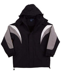 Winning Spirit Bathurst Tri-colour Jacket With Hood Unisex Jk28 Metro Workwear.