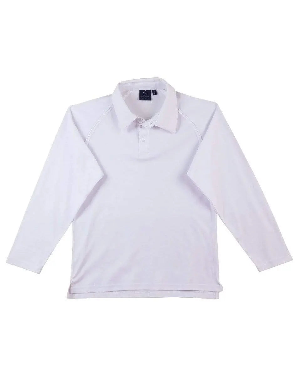 Winning Spirit Cricket Polo Long Sleeve Men's Ps29l Metro Workwear.