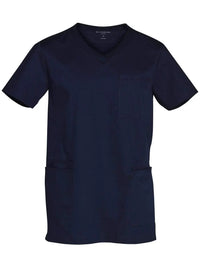 Winning Spirit Mens V-neck Trim Scrub Top M7650 Metro Workwear.
