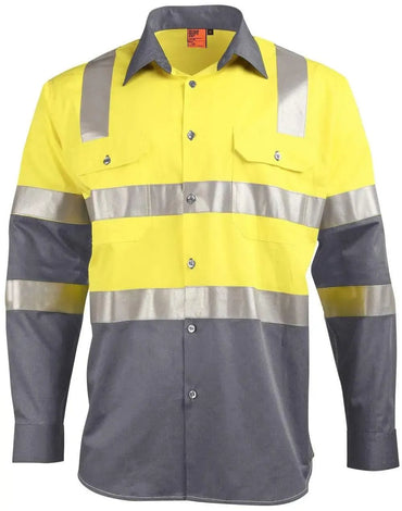 Winning Spirit Long Sleeve Biomotion Light Weight Safety Shirt X Back SW70