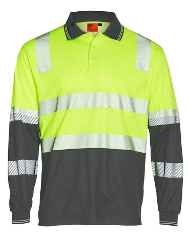 Winning Spirit Long Sleeve Unisex TRUEDRY® Segmented Safety Polo SW74