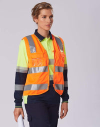 Winning Spirit unisex TRUEDRY® biomotion segmented safety polo SW74 Metro Workwear.