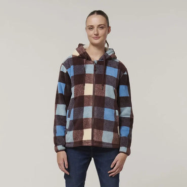 Hard Yakka Womens Check Zoodie Y08522 Metro Workwear.