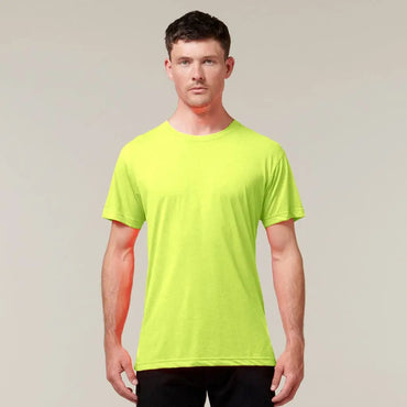 Hard Yakka 3056 Short Sleeve Neon Tee Y19575 Metro Workwear.