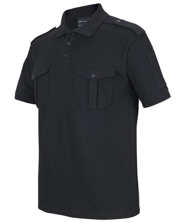Jb's Short Sleeve Epaulette Polo Shirt 210ES
