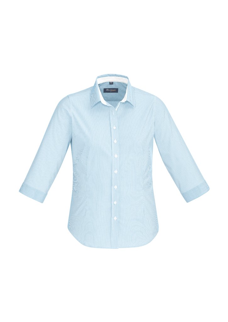 Biz Corporates Fifth Avenue Womens 3/4 Sleeve Shirt 40111 - Flash Uniforms 