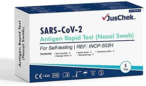 Covid-19 Rapid Antigen Home RAT Test Kit (5 Tests) Metro Workwear.