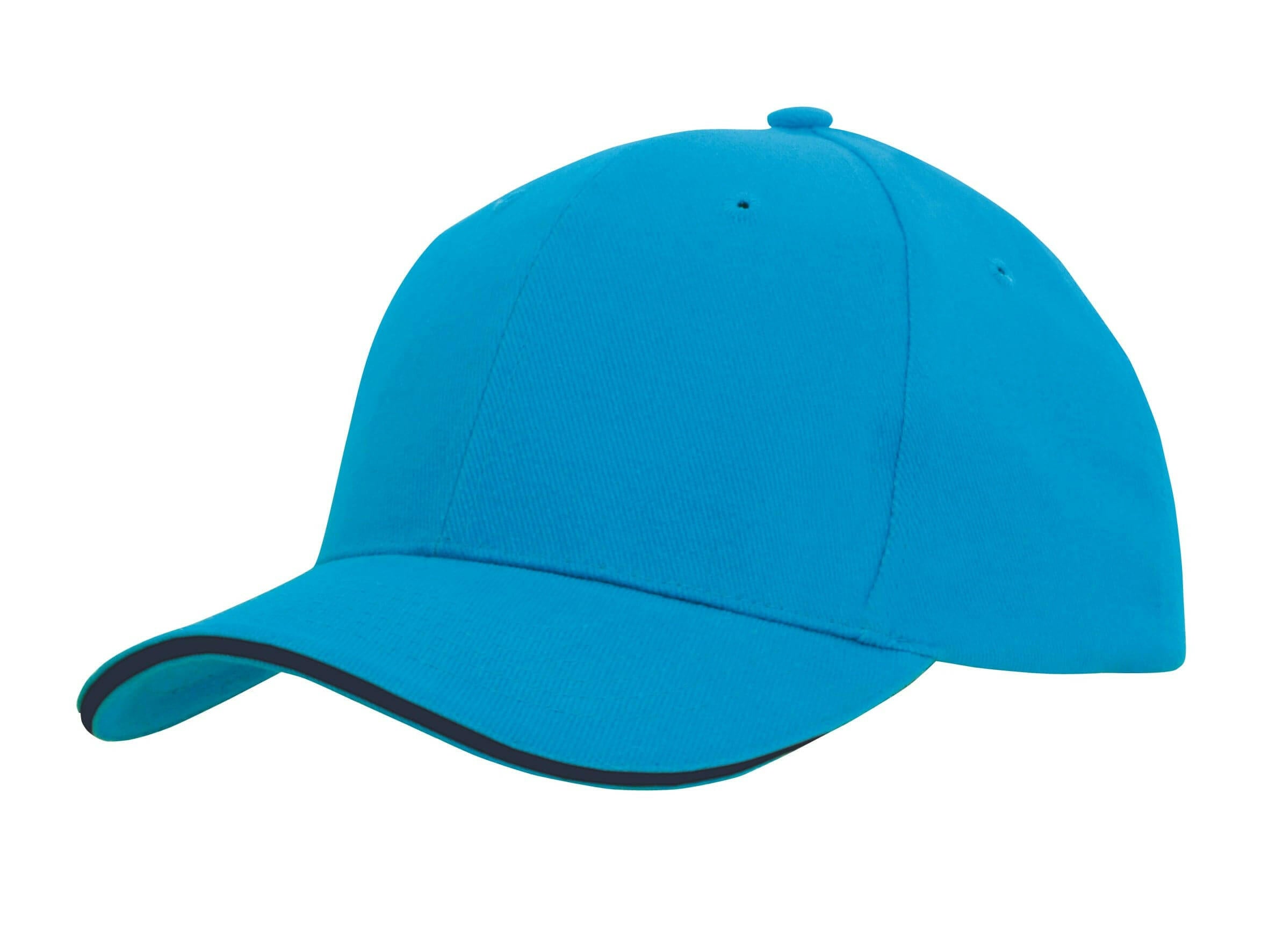 Headwear Brushed Heavy Cotton Cap With Sandwich Trim X12 - 4210 Metro Workwear.