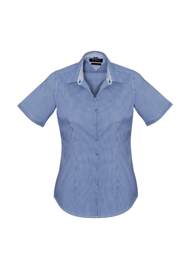 Biz Corporates Newport Womens Short Sleeve Shirt 42512 - Flash Uniforms 