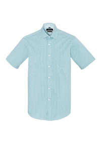 Biz Corporates Newport Mens Short Sleeve Shirt 42522 - Flash Uniforms 