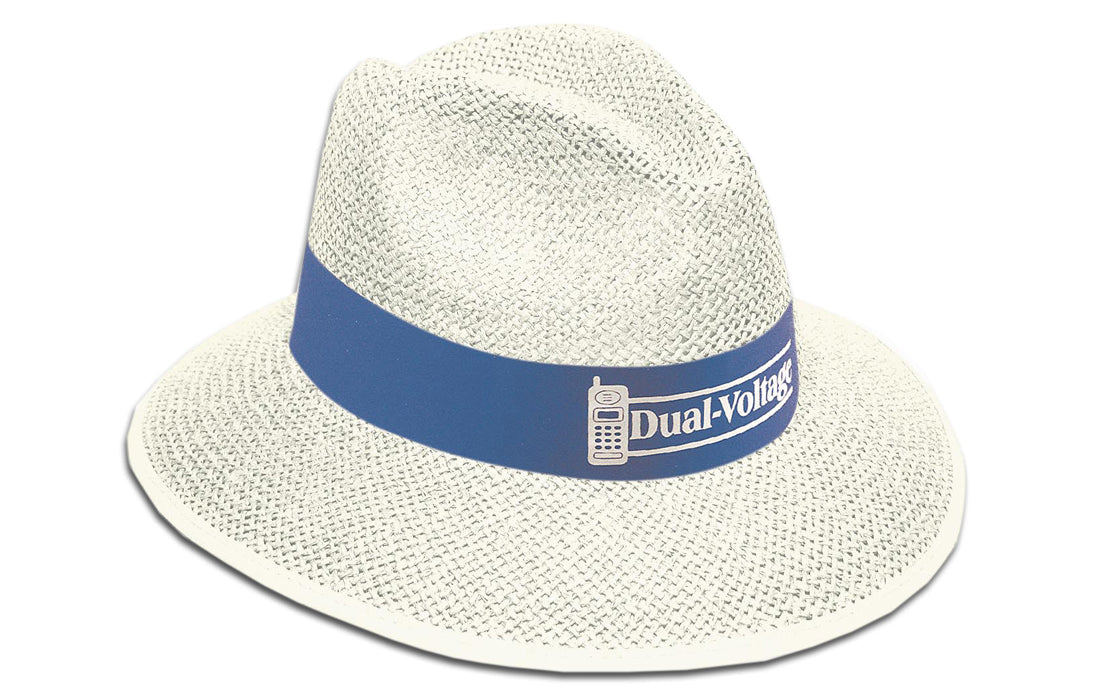 Headwear White Madrid String Straw Hat X12 - S4264