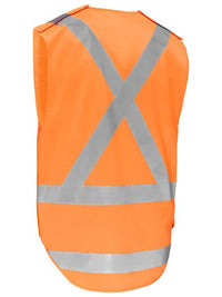 Bisley X-Taped Hi Vis Detachable Safety Vest BV0440XT