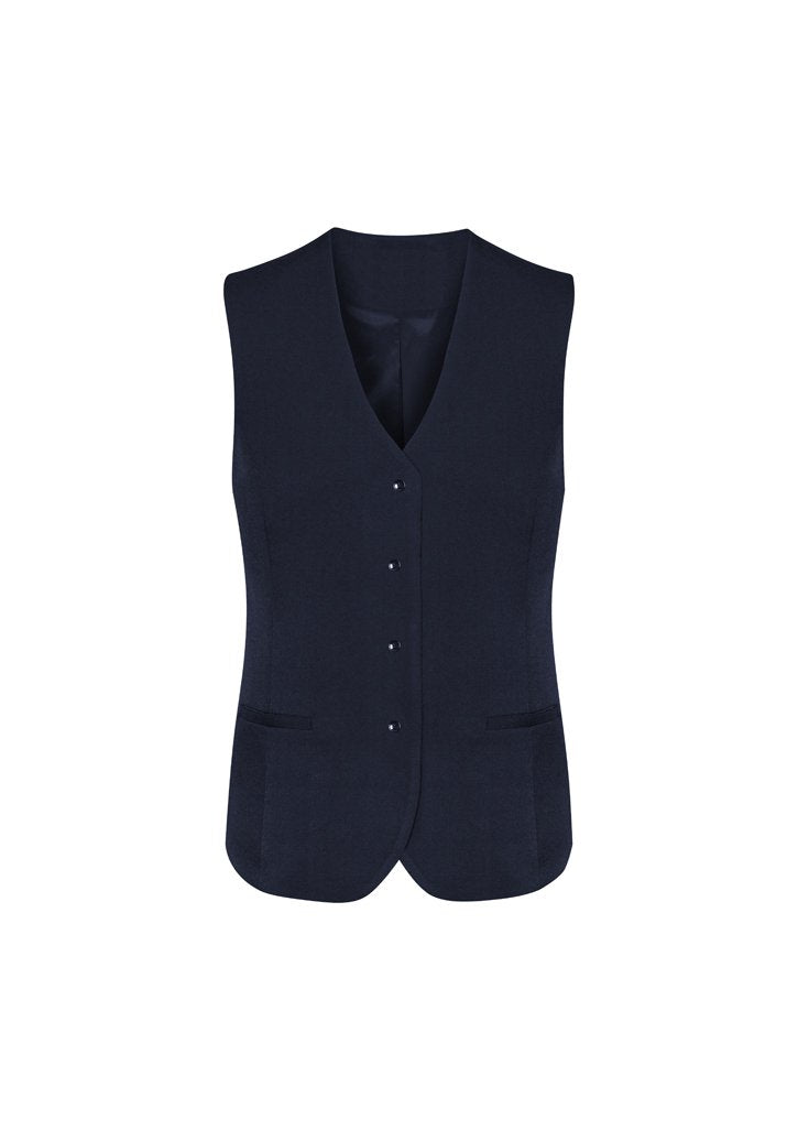 Biz Corporates Womens Longline Vest 54012 - Flash Uniforms 