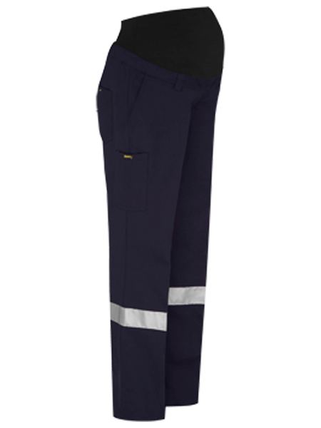 Bisley Women's Taped Maternity Drill Work Pants BPLM6009T
