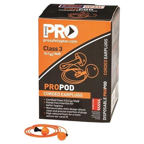 Pro Choice Propod Corded Ear Pods (Box Of 50prs) - EPODC