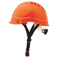 Pro Choice Airborne Linesman Hard Hat Unvented Micro Peak, 6 Point Ratchet Harness - HH6MP