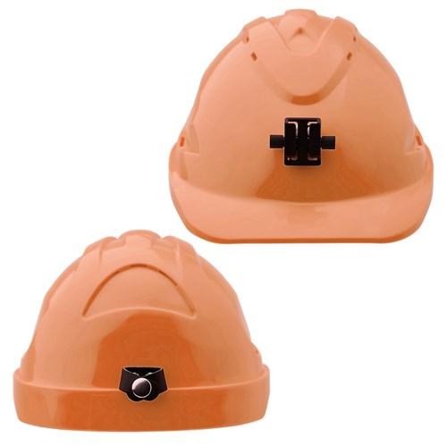 Pro Choice Hard Hat (V9) - Unvented, 6 Point Push-lock Harness C/w Lamp Bracket - HH9LB