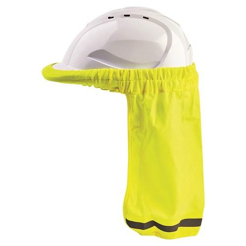 Pro Choice Hard Hat Attachable Neck Sun Shade - HHNSS PPE Pro Choice FLURO YELLOW  