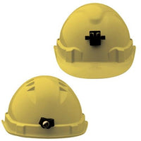 Pro Choice Hard Hat (V6) - Vented, 6 Point Push-lock Harness C/w Lamp Bracket X 20 - HHV6LB