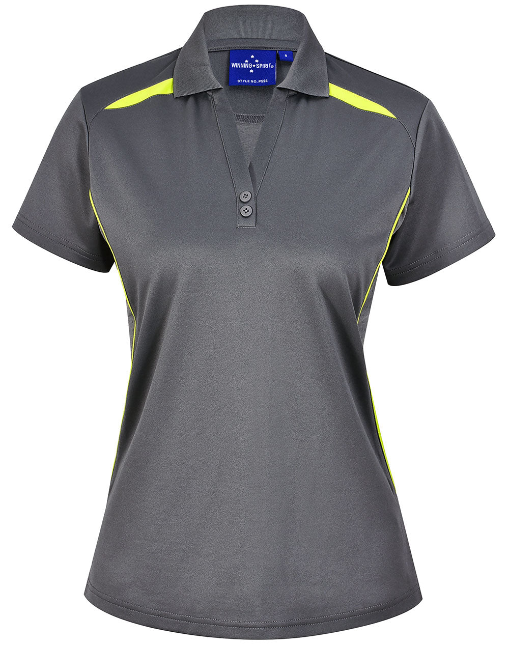 Winning Spirit Women's Sustainable Poly-Cotton Contrast Polo PS94