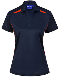 Women's Sustainable Poly/Cotton Contrast Polo Shirt PS94