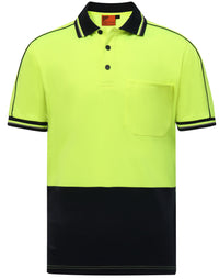 Unisex Hi Vis Sustainable Cool Breeze Safety Polo Shirt SW89