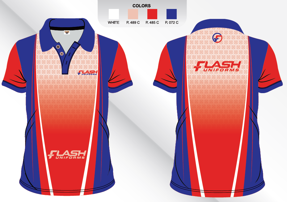 Custom Sublimated Polo Shirt SP16 - Flash Uniforms 