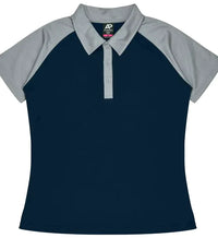 Aussie Pacific Manly Lady Polos 2318  Aussie Pacific NAVY/SILVER 6 