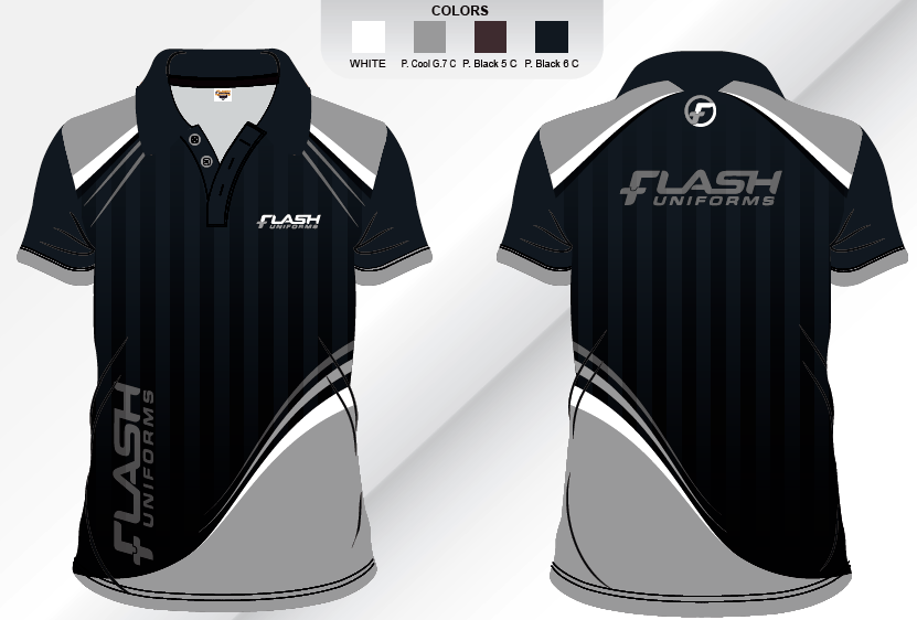 Custom Sublimated Polo Shirt SP23 - Flash Uniforms 