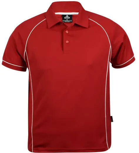 Aussie Pacific Men's Endeavour Polo Shirt 1310 Casual Wear Aussie Pacific S Red/White 