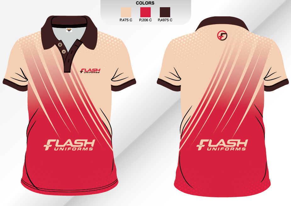 Custom Sublimated Polo Shirt SP09 - Flash Uniforms 