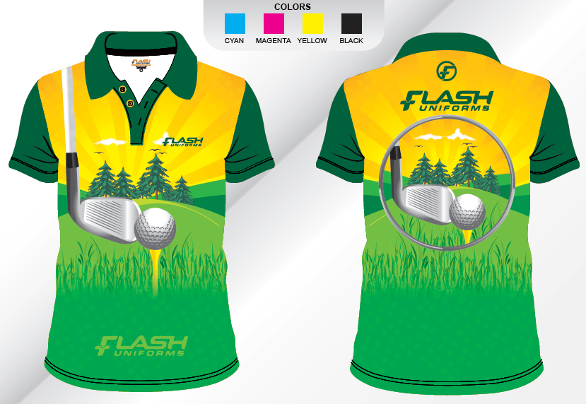 Custom Sublimated Polo Shirt SP37 - Flash Uniforms 
