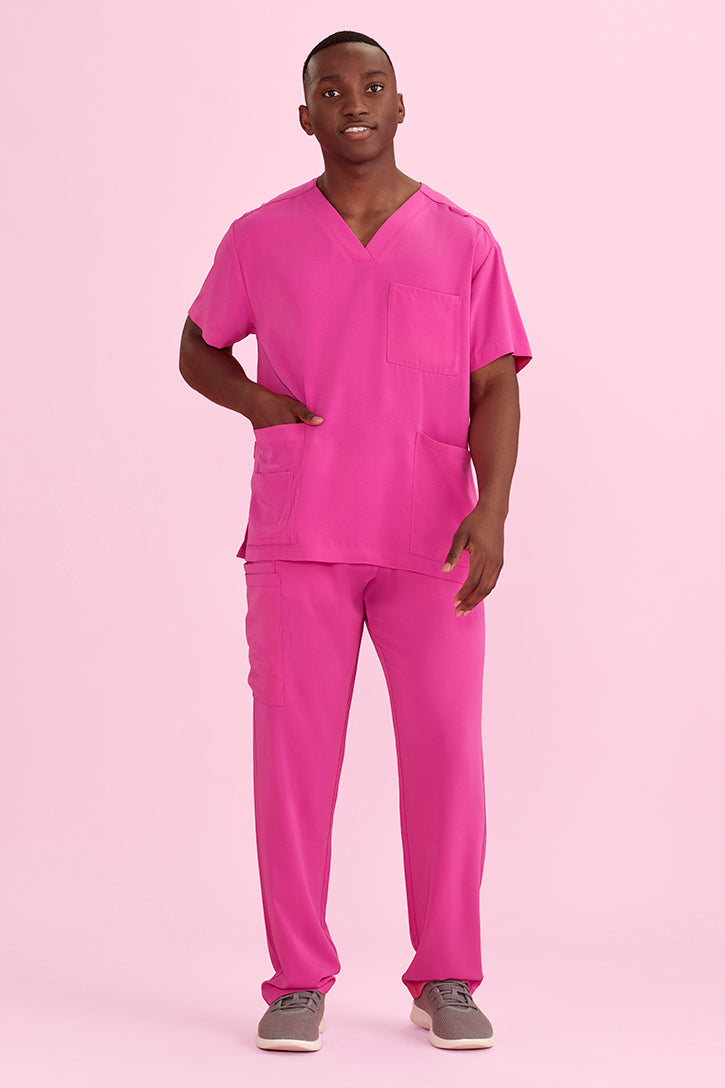 Biz Care Unisex Pink Scrub Pants CSP102UL