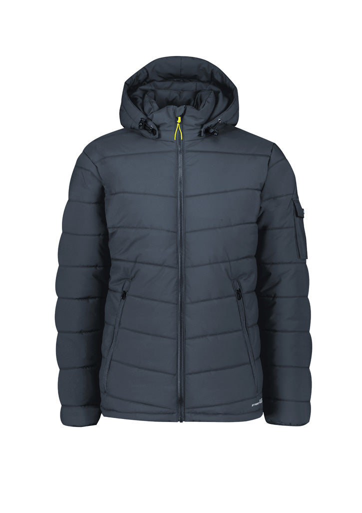 Syzmik Workwear Unisex Streetworx Hooded Puffer Jacket ZJ240