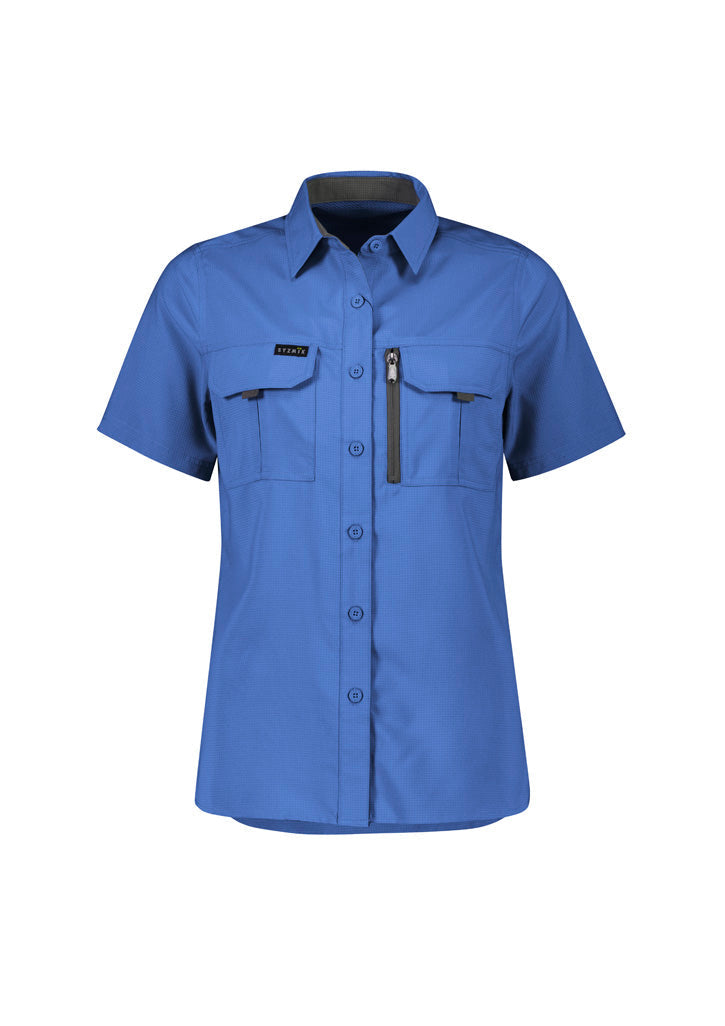 Syzmik Workwear Outdoor Women's Short Sleeve Shirt ZW765