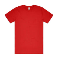 As Colour Casual Wear RED / SML As Colour Men's block tee 5050