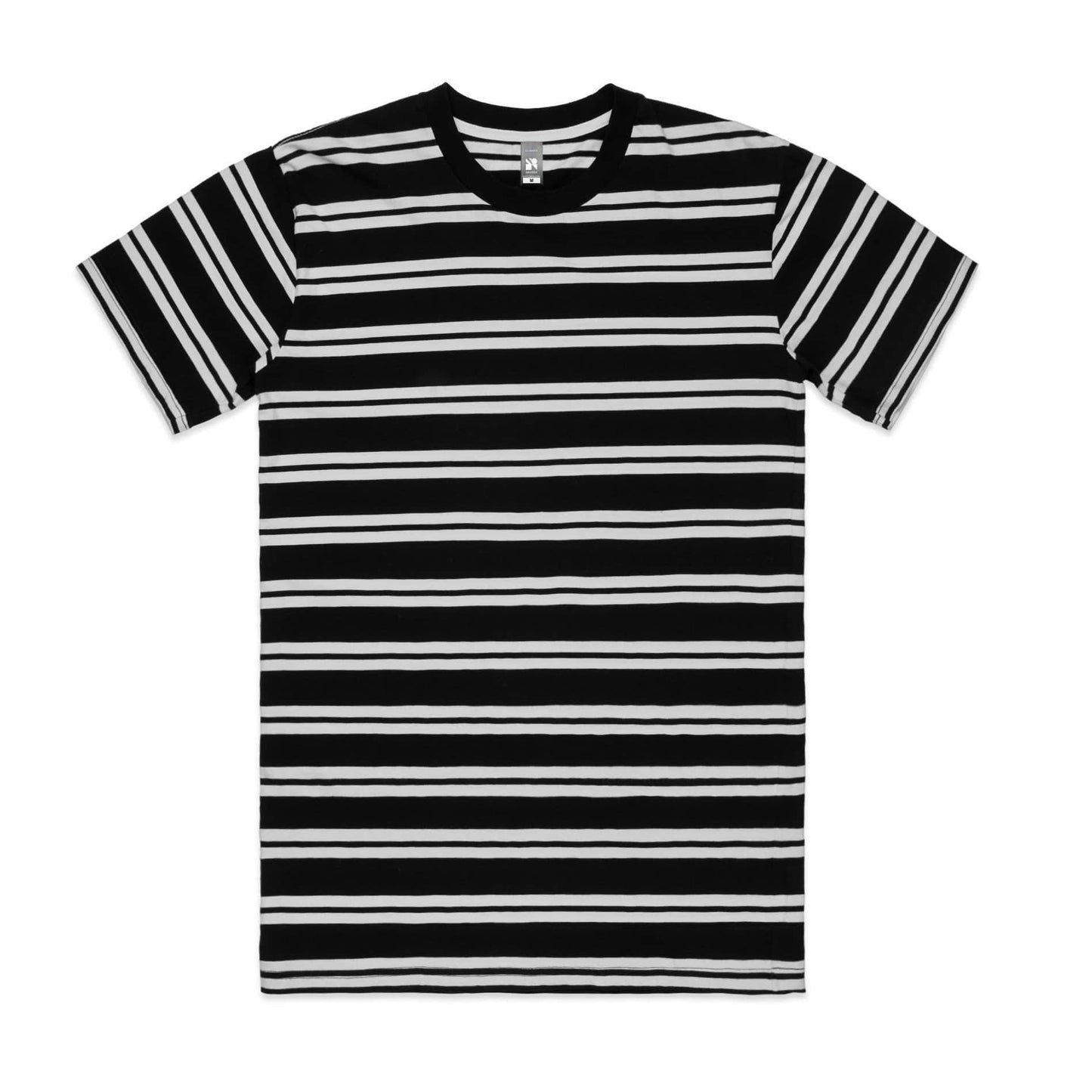 As Colour Casual Wear BLACK/WHITE / XSM As Colour Men's classic stripe tee 5044