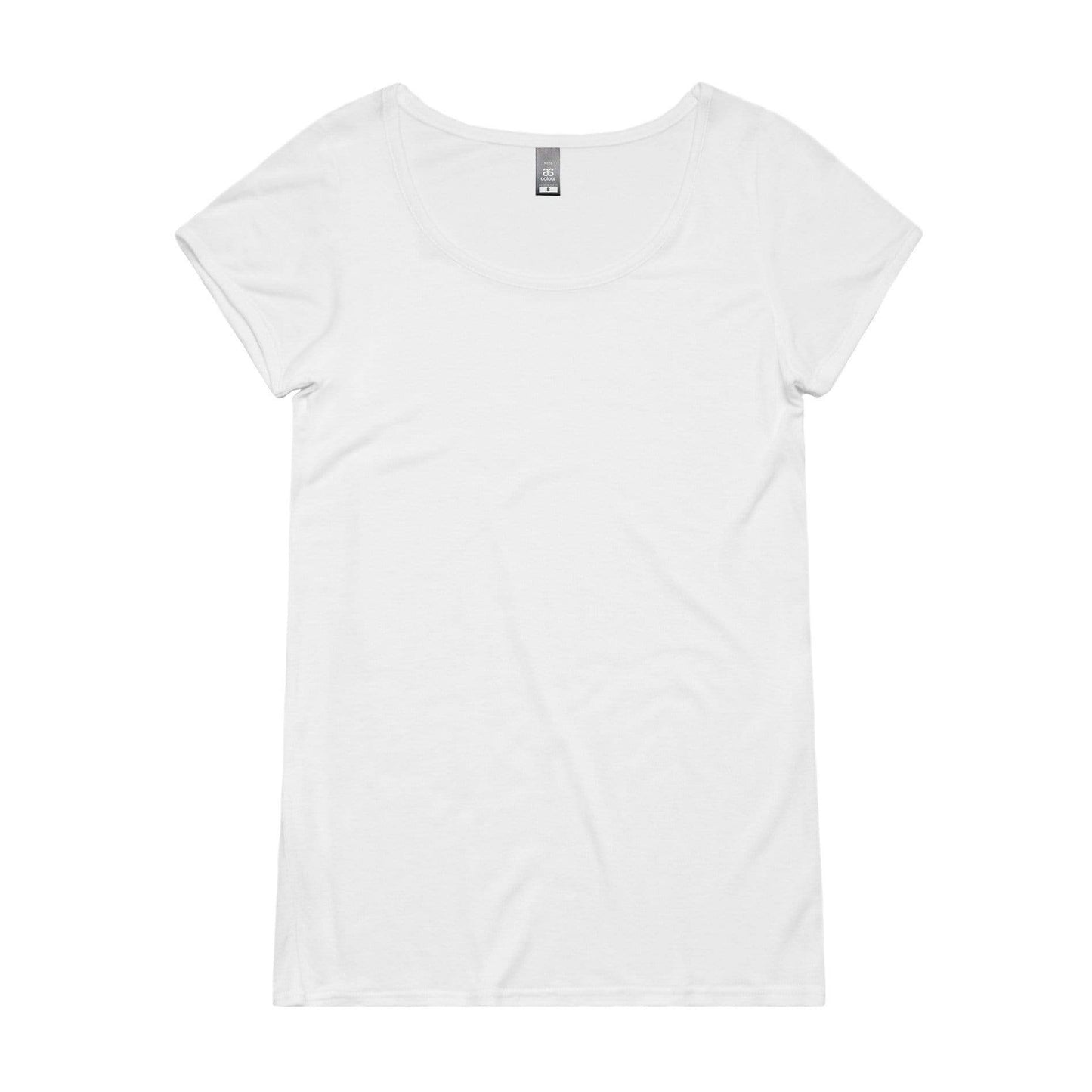 As Colour Casual Wear WHITE / XSM As Colour Women's note tee 4019